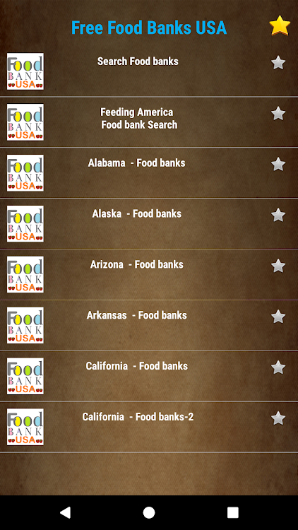 Food Bank/Pantry locations USA - 2.0.0 - (Android)