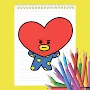 How to draw BT21 step by step,