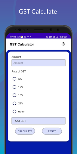 EMI Calculator - Loan/Tax/Gst Screen 2