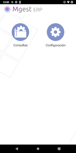 Android application Consultas MGest ERP screenshort