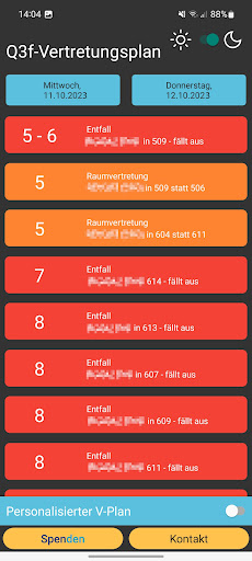 SP Vertretungsplan Screen 3