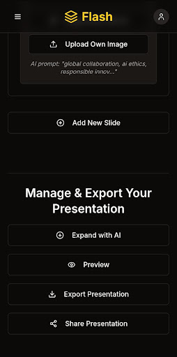 Flash 2.0 - AI Presentations screenshot 5