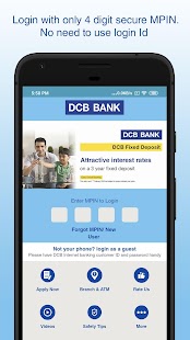 DCB Bank Mobile Banking Screenshot