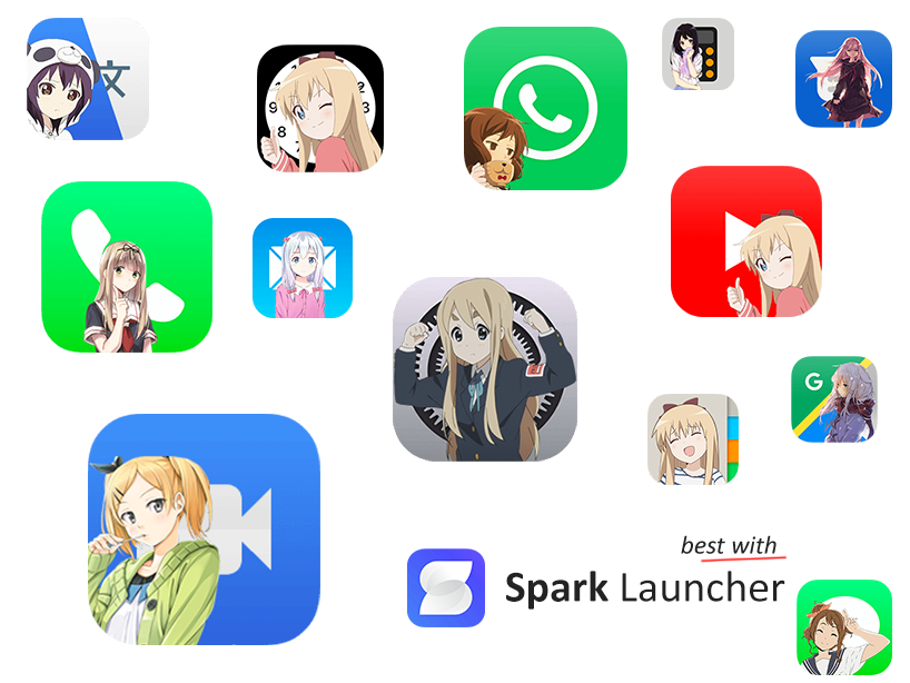 Anime Icon Pack For Spark Launcher Latest Version Apk Download Com Nextsparkinc Iosanime Apk Free