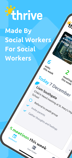 Android application Thrive Social Work screenshort