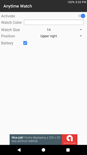 Anytime Watch Screen 2