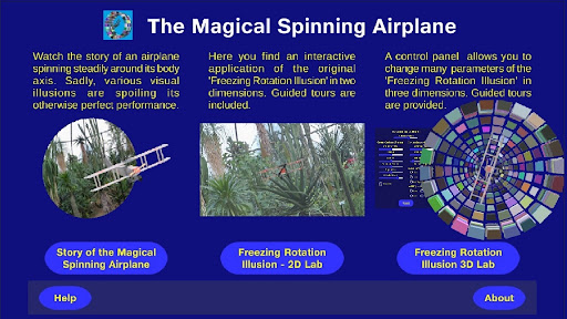Android application Magical Spinning Airplane P screenshort