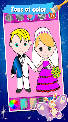 Bride And Groom Coloring Pagesのおすすめ画像2