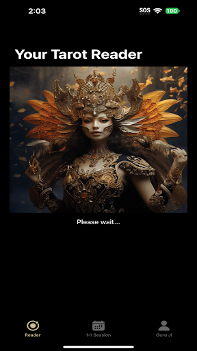 My Tarot Reader Screen 2