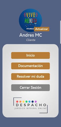 Android application Despacho Jurídico Integral screenshort