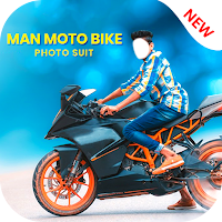 Men Bike Rider Photo Editor - Man Photo Suit