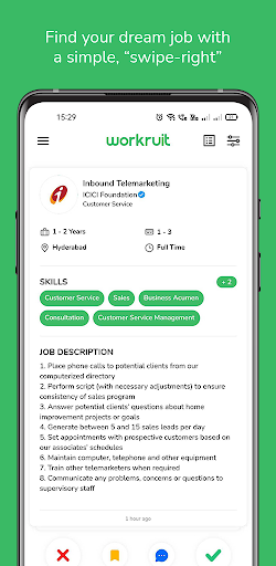 Workruit - Job Search Screenshot 2 - AppWisp.com