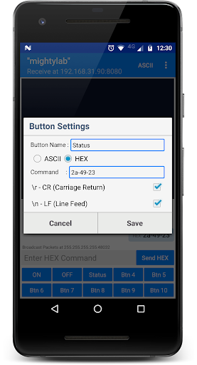 UDP Terminal Screen 3