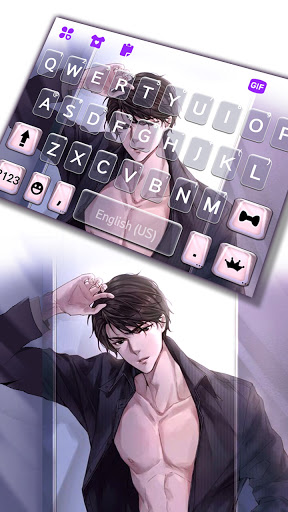 Android application Hot Muscle Man Keyboard Backgr screenshort