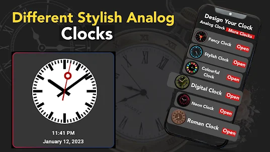 Stunning Digital Clock Live Wallpaper & Launcher