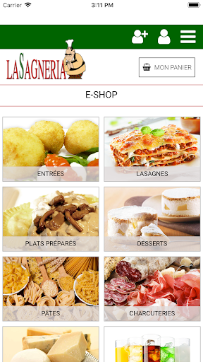 Lasagneria Online Shopping