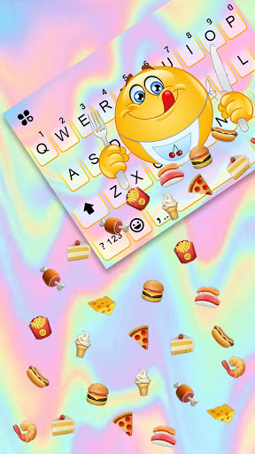 Emoji Food Party Keyboard Back Screen 2
