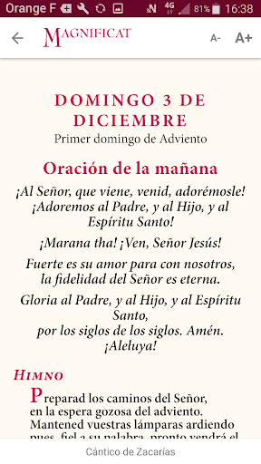 MAGNIFICAT (edición española) Screen 2