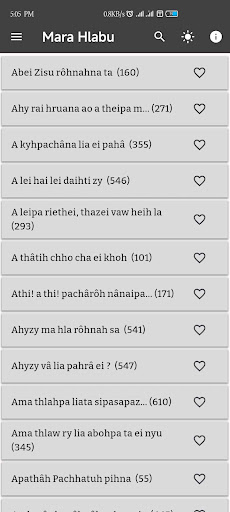 Android application Mara Hlabu screenshort