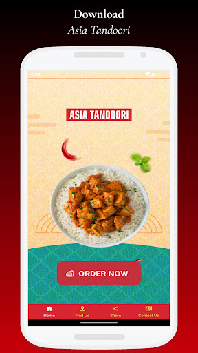 Android application Asia Tandoori screenshort