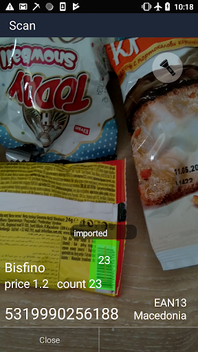 Android application Barcode Inventory Management screenshort