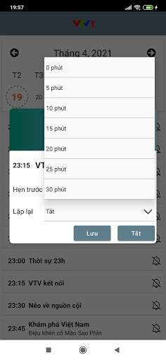 Lịch Truyền Hình Screen 2