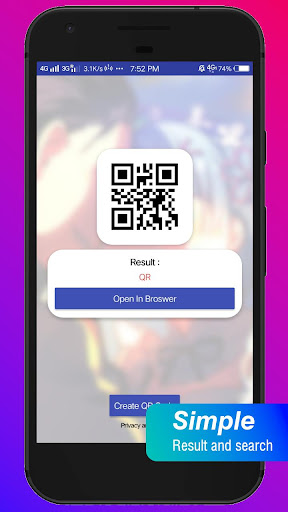 The QR Scanner Pro Screen 2
