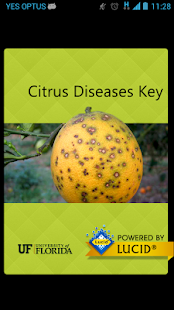 Citrus Diseases Key Screenshot