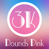 3K Rounds Pink - Icon Pack icon