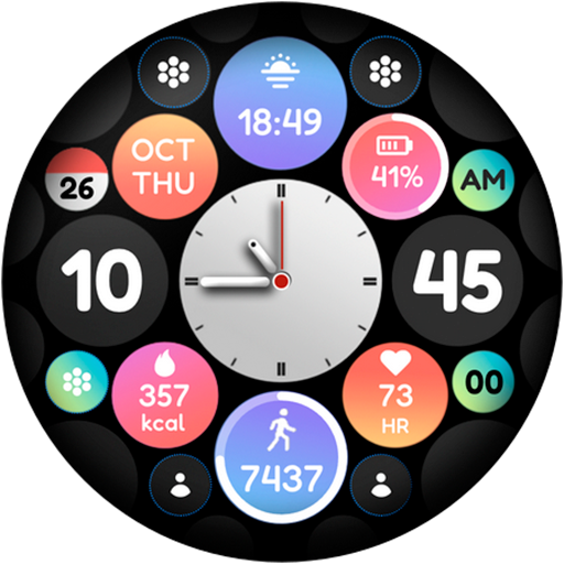 Bubbles Watch Face Sport logo
