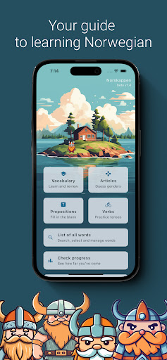 Android application Norskappen screenshort