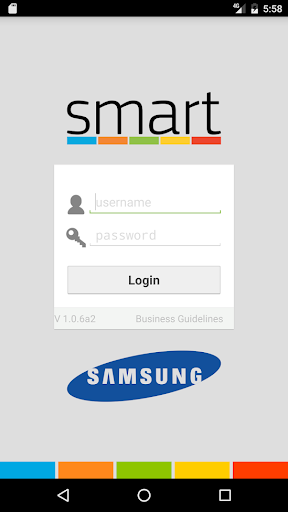 Android application Seace Smart Mobile screenshort