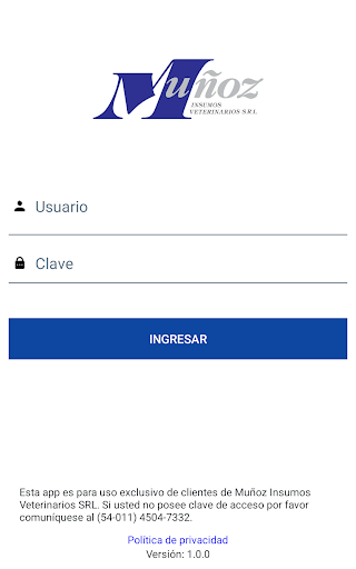 Android application Munoz Vet screenshort
