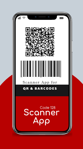 Android application code 128 barcode scanner screenshort