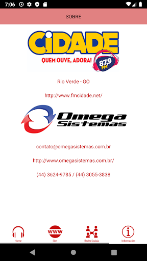 Cidade FM - Rio Verde Screen 3