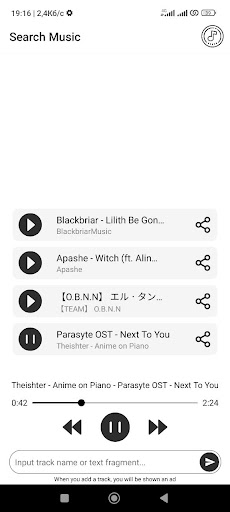 Music Downloader Screen 2