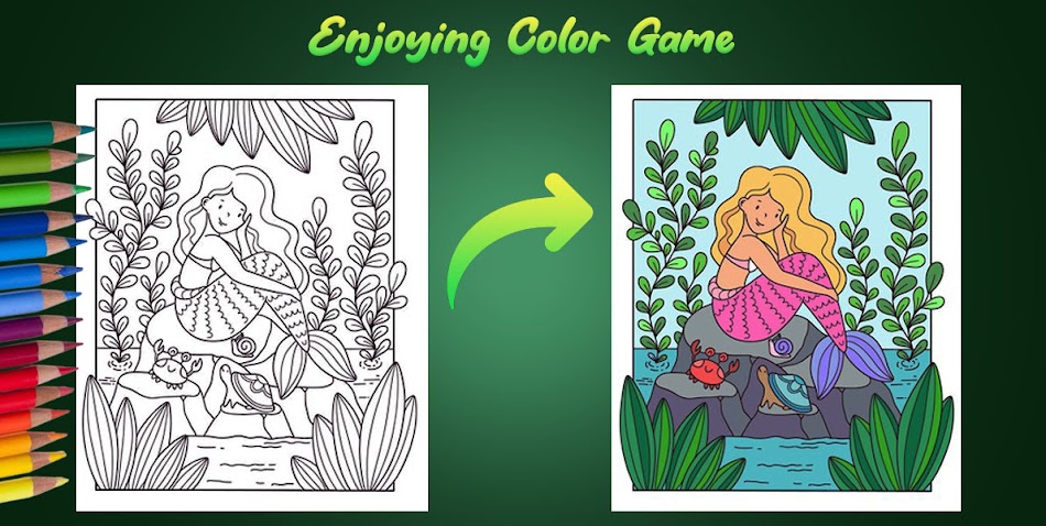 #2. Coloring Game : Coloring Book (Android) By: Nikesh Video Inc.