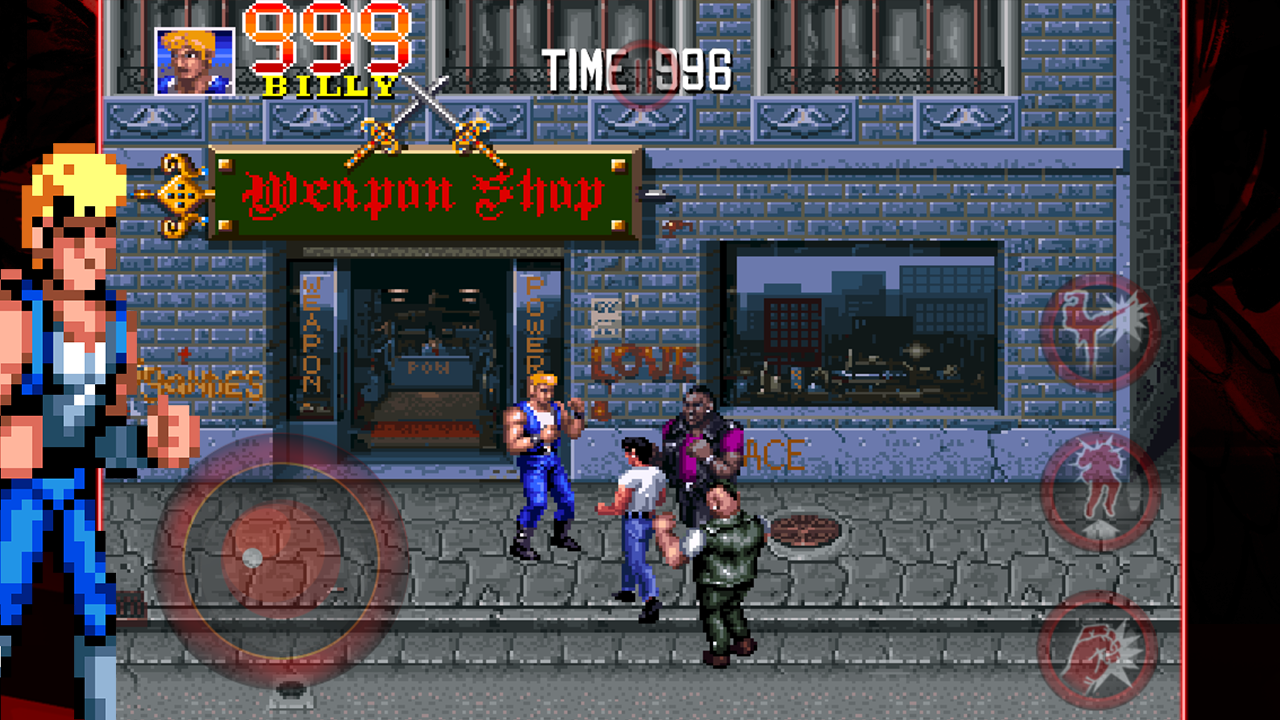 Android application Double Dragon Trilogy screenshort