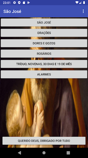 Visualização do aplicativo