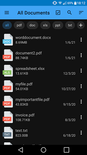 Document Manager Pro Screen 2