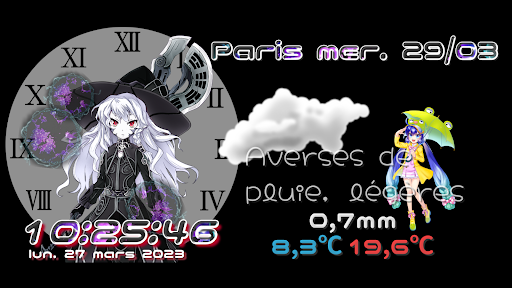 Widget Horloge (Tokewyimodoki) Screen 2