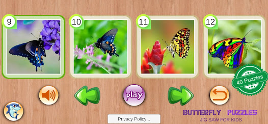Screenshot 2 Butterfly Puzzles android