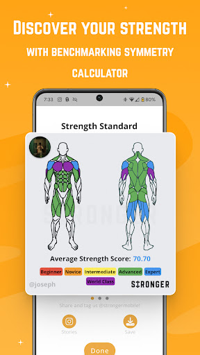 Screenshot of Stronger - Workout Gym Tracker