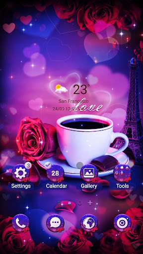 Android application Coffee with Love - Wallpaper screenshort