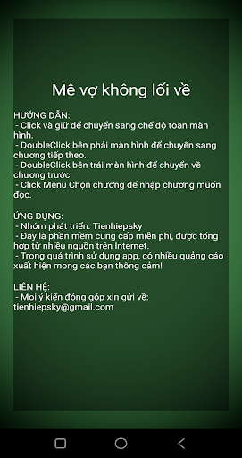 Android application Truyện Mê vợ không lối về screenshort