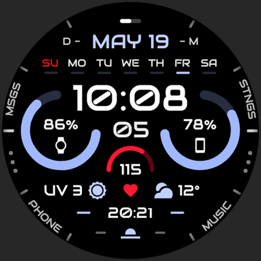 Engine: Wear OS watch face logo