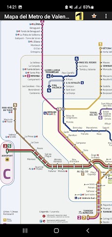 València Metro Mapのおすすめ画像3