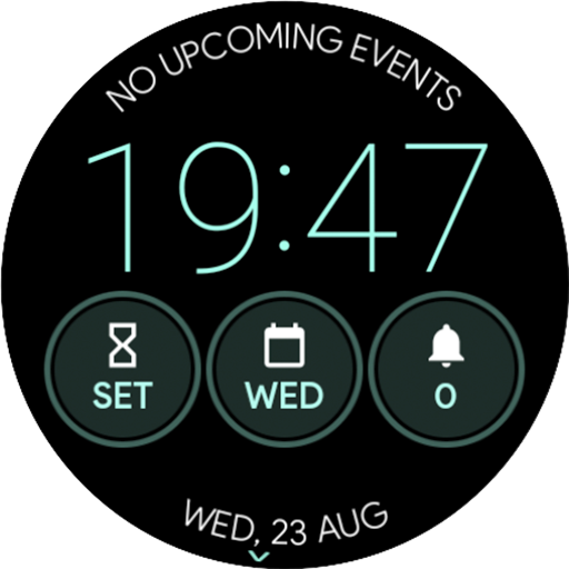 JHW Digital Thin: Watch face logo