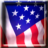 Animated American Flag LWP icon