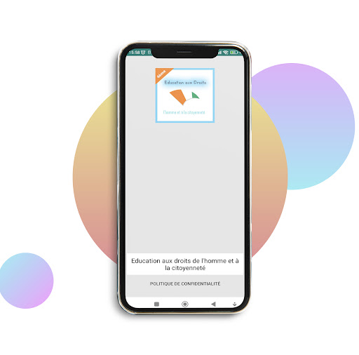 Android application L'éducation aux droits humains screenshort